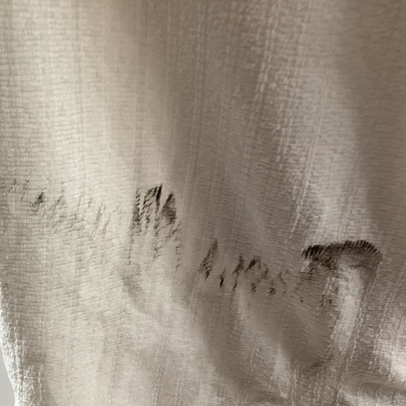 Frye Shirt Women Size XL White Short Sleeve Blouse Top Shirt Casual Top READ - Picture 8 of 14